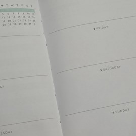 2026 Candy Stripe A5 Diary