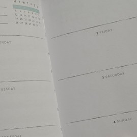 2026 Candy Stripe A6 Diary