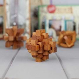 Three Classic Wooden Puzzles Based On Great Minds Three Classic Wooden Puzzles Based On Great Minds