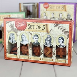Set Of Five Puzzles Based On Great Minds Set Of Five Puzzles Based On Great Minds