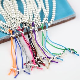 Personalised Silver Heart And Bead Friendship Bracelet Personalised Silver Friendship Bracelet