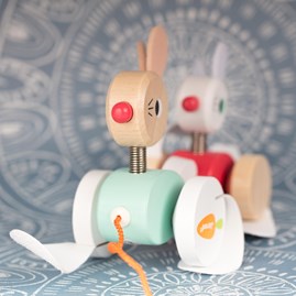 Zigolos Pull Along Rabbits Zigolos Pull Along Rabbits