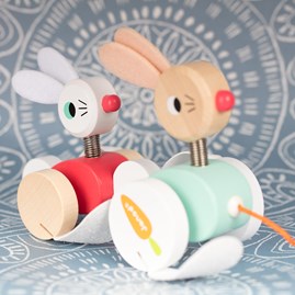 Zigolos Pull Along Rabbits Zigolos Pull Along Rabbits