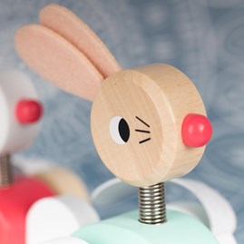 Zigolos Pull Along Rabbits Zigolos Pull Along Rabbits