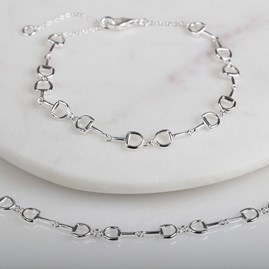 Solid Silver Riding Snaffle Necklace Solid Silver Riding Snaffle Necklace