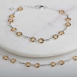 Solid Silver Riding Snaffle Necklace Solid Silver Riding Snaffle Necklace