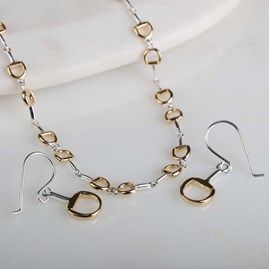 Solid Silver Riding Snaffle Necklace Solid Silver Riding Snaffle Necklace