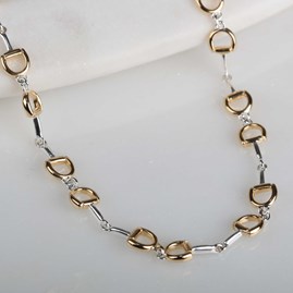 Solid Silver Riding Snaffle Necklace Solid Silver Riding Snaffle Necklace