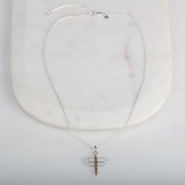 Solid Silver Dragonfly Pendant Solid Silver Dragonfly Pendant