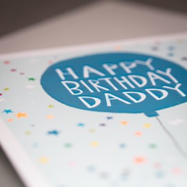 'Happy Birthday Daddy' Greetings Card