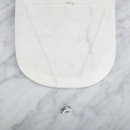 Personalised Solid Silver Origami Elephant Necklace Personalised Solid Silver Origami Elephant Necklace