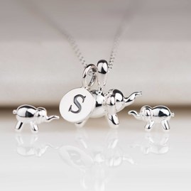 Solid Silver Balloon Elephant Stud Earrings Solid Silver Balloon Elephant Stud Earrings