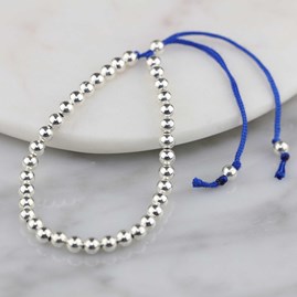 Friendship Bracelet Silver Friendship Bracelets Peacock Blue