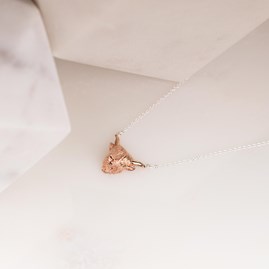 Highland Cow Necklace In Silver Or Rose Gold