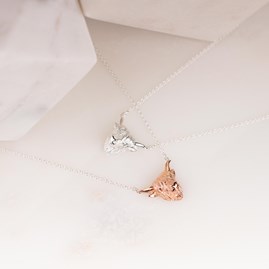 Highland Cow Necklace In Silver Or Rose Gold