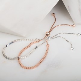 Box Chain Slider Bracelet Box Chain Slider Bracelet