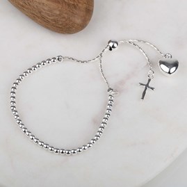 Children's Silver Christening Bracelet Children's Silver Christening Bracelet