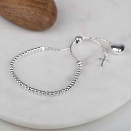 Children's Silver Christening Bracelet Children's Silver Christening Bracelet