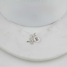 Personalised Miniature Dragonfly Necklace Personalised Miniature Dragonfly Necklace