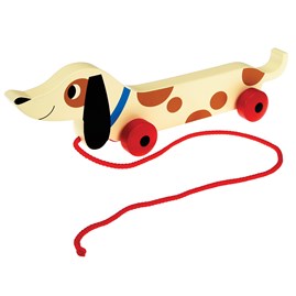 Sausage Dog Wooden Pull Toy Sausage Dog Wooden Pull Toy