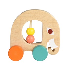 Wooden Elephant Push Along Toy Wooden Elephant Push Along Toy