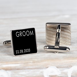 Personalised Wedding Party Photo Cufflinks Personalised Wedding Party Photo Cufflinks