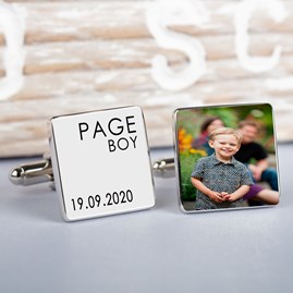 Personalised Wedding Party Photo Cufflinks Personalised Wedding Party Photo Cufflinks