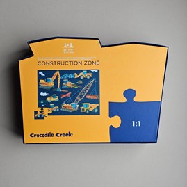 36pc Floor Jigsaw Puzzle - Construction Zone