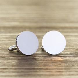 Secret Message Silver Cufflinks Secret Message Silver Cufflinks