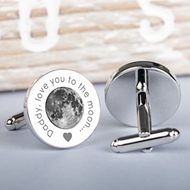 Personalised 'Daddy, Love You…' Silver Cufflinks Personalised 'Daddy, Love You…' Silver Cufflinks