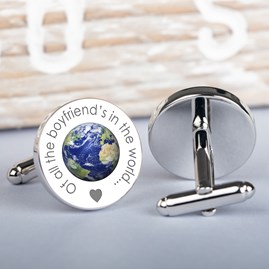 Personalised 'Of All The Daddy's…' Silver Cufflinks Personalised 'Of All The Daddy's…' Silver Cufflinks