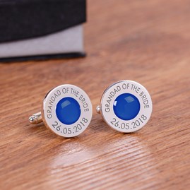 Personalised Wedding Role And Date Cufflinks Personalised Wedding Role And Date Cufflinks