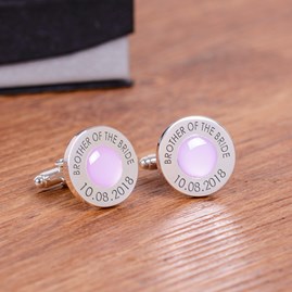 Personalised Wedding Role And Date Cufflinks Personalised Wedding Role And Date Cufflinks