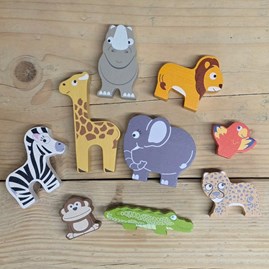 Africa Stacking Animals & Bag Africa Stacking Animals & Bag