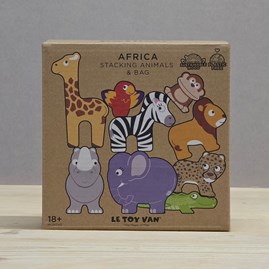 Africa Stacking Animals & Bag Africa Stacking Animals & Bag