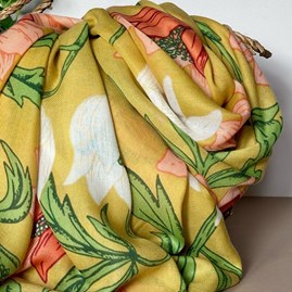Anemone Print Scarf in Yellow Anemone Print Scarf in Yellow