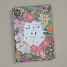 Around the World in 50 Orchids 1000-piece Jigsaw Puzzle