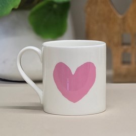 Big Pink Heart Mug