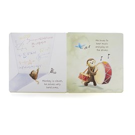 Jellycat I Know A Monkey Book Jellycat I Know A Monkey Book