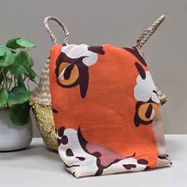 Bold Tiger Print Scarf