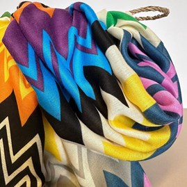 Bold Zigzag Print Scarf Bold Zigzag Print Scarf