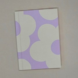 Caroline Gardner Lilac Flower A6 Softback Notebook