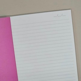 Caroline Gardner Mono Linked Hearts A5 Softback Notebook Caroline Gardner Mono Linked Hearts A5 Softback Notebook