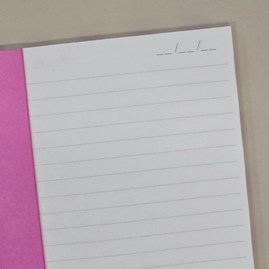 Caroline Gardner Orange A6 Softback Notebook