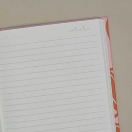 Caroline Gardner Pink Heart 3-Section A5 Hardback Notebook