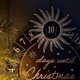 Celestial Christmas Countdown Plaque Celestial Christmas Countdown Plaque