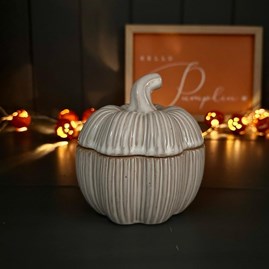 Ceramic Pumpkin Pot with Lid Ceramic Pumpkin Pot with Lid