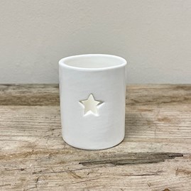 Ceramic Tea Light Star Holder