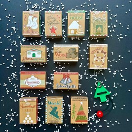 Christmas Puzzle In A Matchbox Christmas Puzzle In A Matchbox