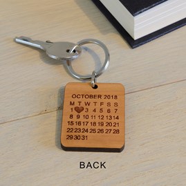 'The Day You Became My…' Personalised Keyring